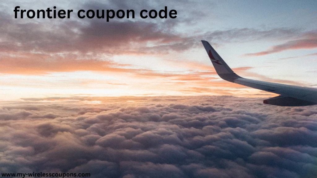 frontier coupon code